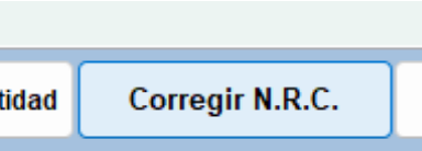 Botón Corregir NRC
