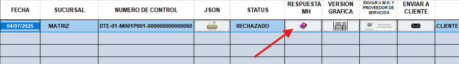 Botón RESPUESTA MH