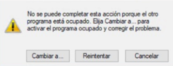 Error de Excel
