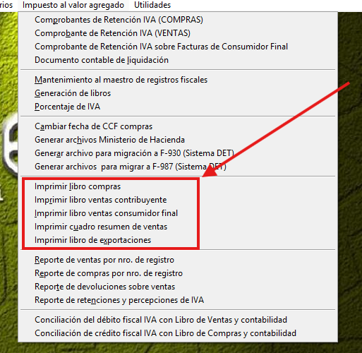 Libros de IVA